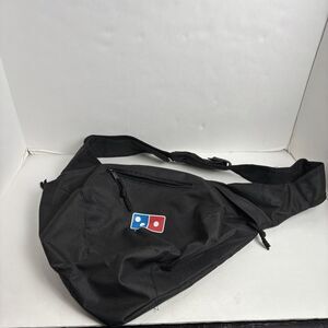 Dominos Pizza Not Insulated Bag With Sholder Strap Pockets Zippers Rare